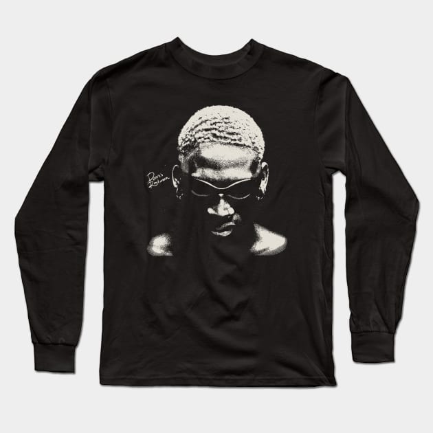 Dennis Rodman Vintage Long Sleeve T-Shirt by gwpxstore